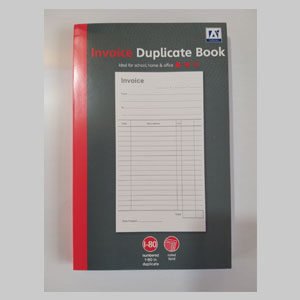 Invoice duplicate book